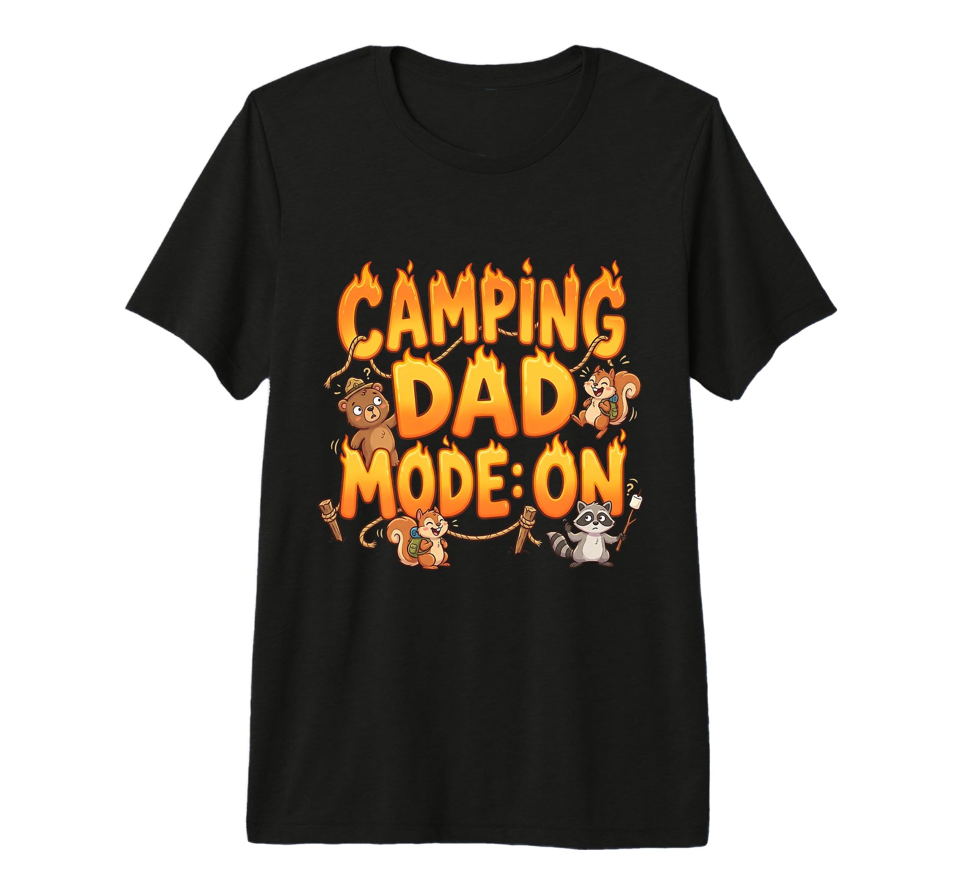 Mens Funny Dad Camping Adventure Outdoor T-Shirt - Graphic Print Unisex - T-Shirt, Sweatshirt, Hoodie