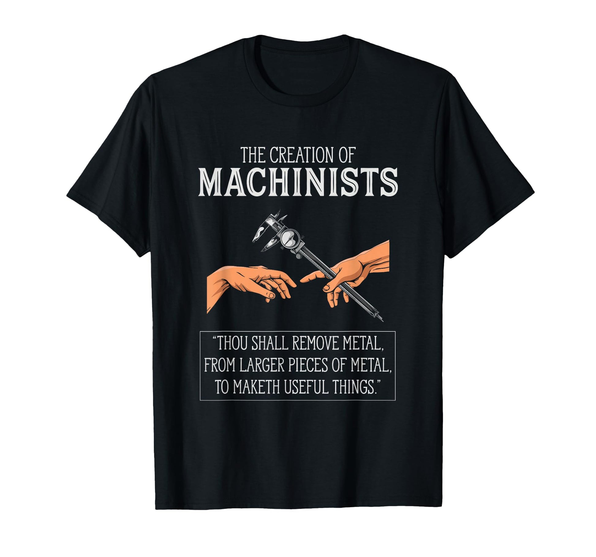 Creation Machinists Funny Cnc Machinist T-Shirt - Trendy Graphic for Adults - T-Shirt, Sweatshirt, Hoodie