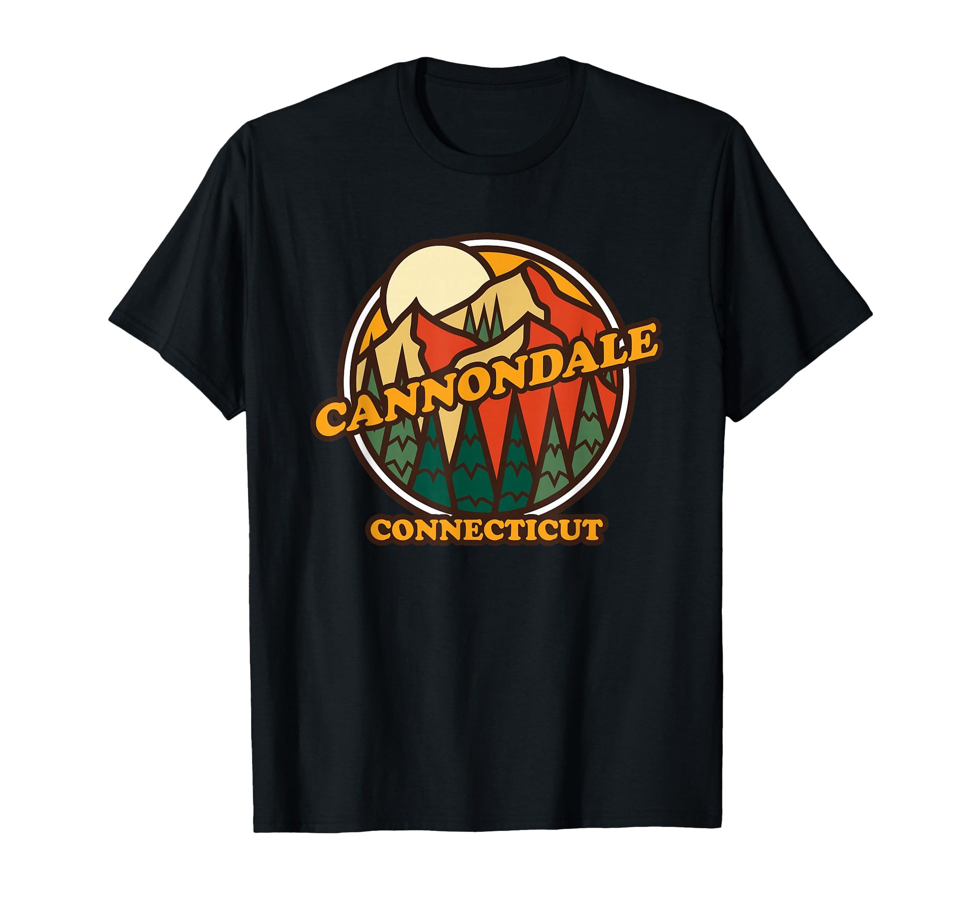 Cannondale Connecticut Mountain T-Shirt - Minimalist Print for Adults - T-Shirt, Sweatshirt, Hoodie