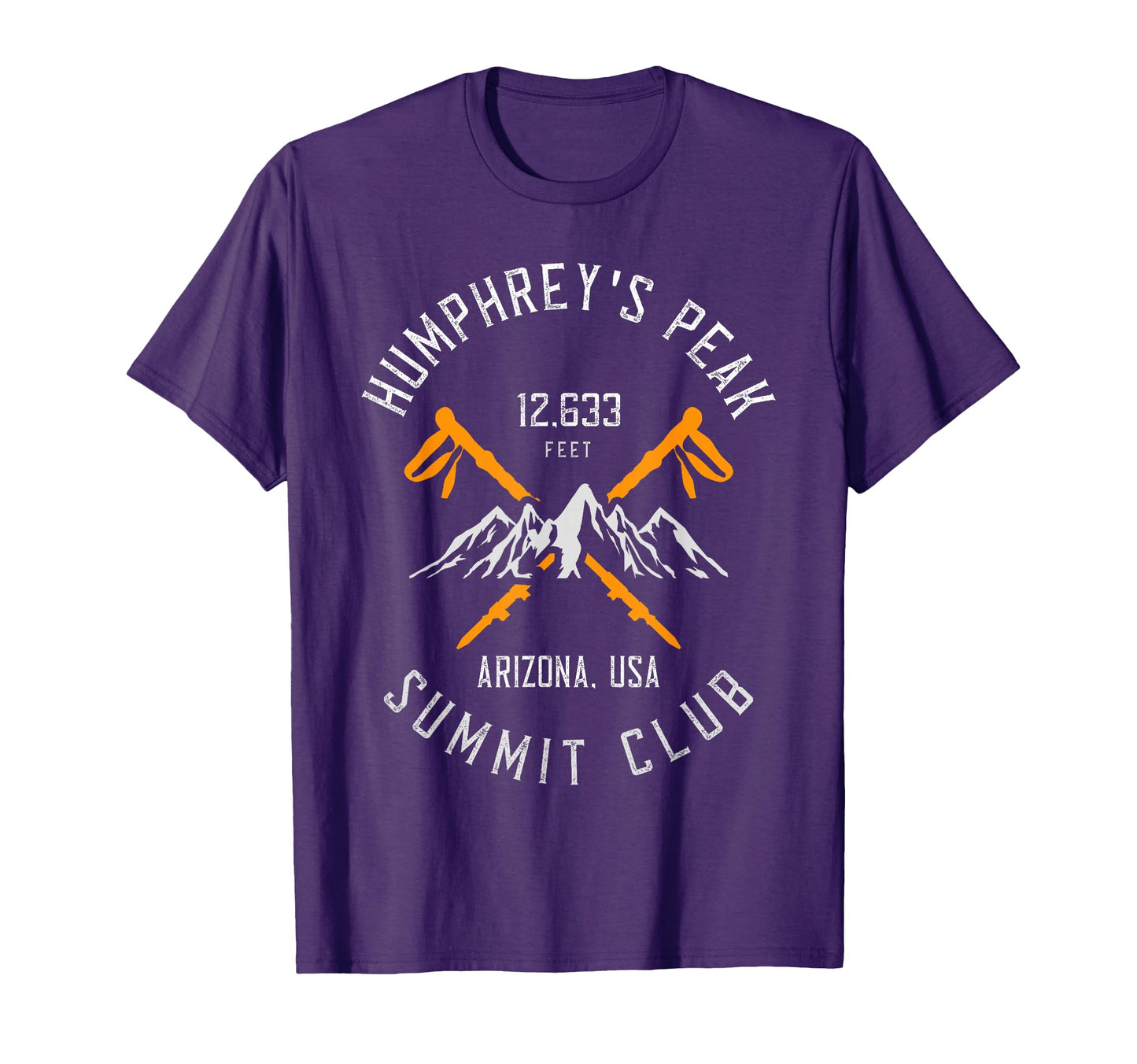 Humphreys Peak Hiking Arizona T-Shirt - Fun Novelty Design Unisex - T-Shirt, Sweatshirt, Hoodie