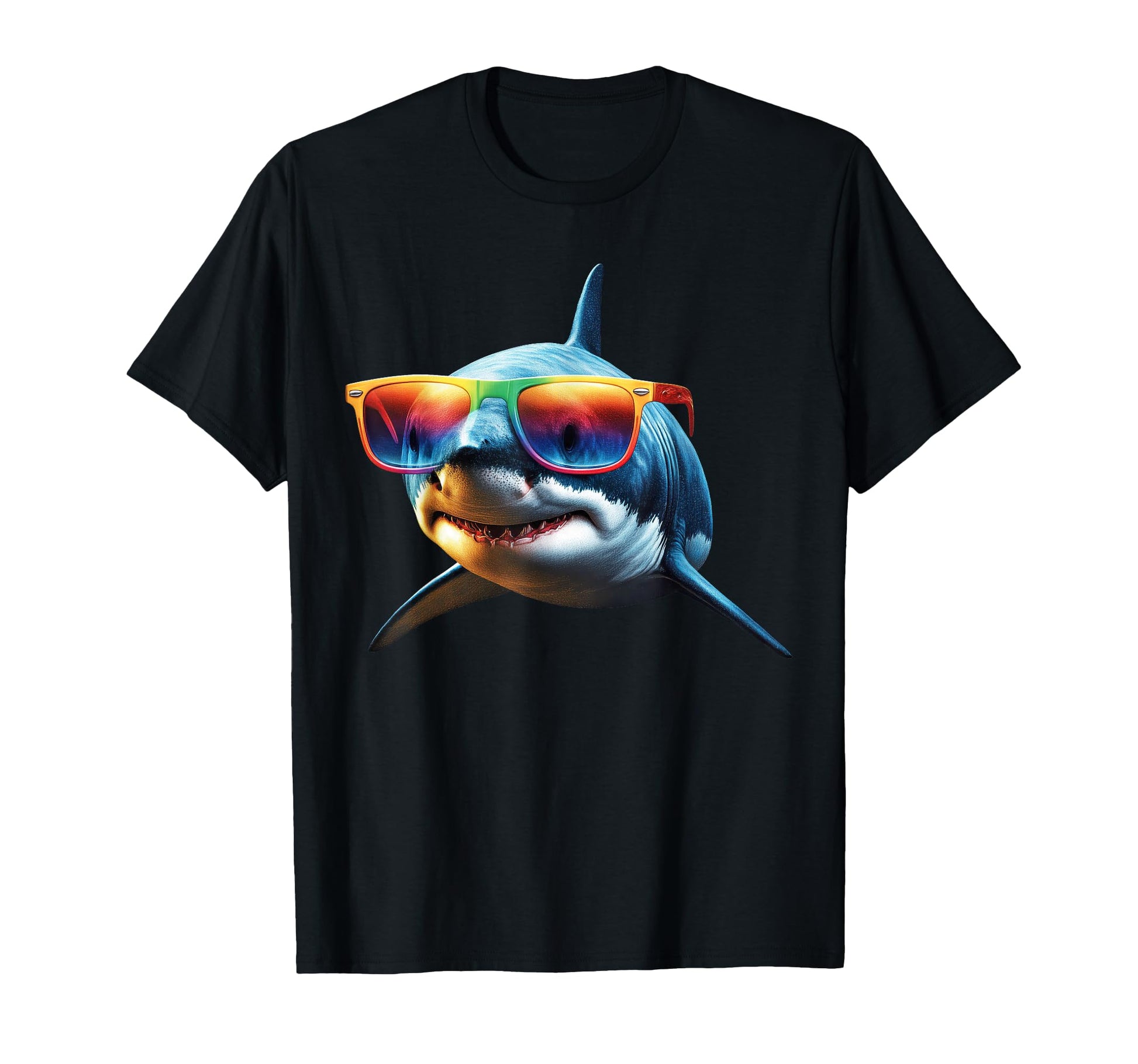 Shark Tiger Sharks Gray White Great T-Shirt - Trendy Graphic Men Women - T-Shirt, Sweatshirt, Hoodie