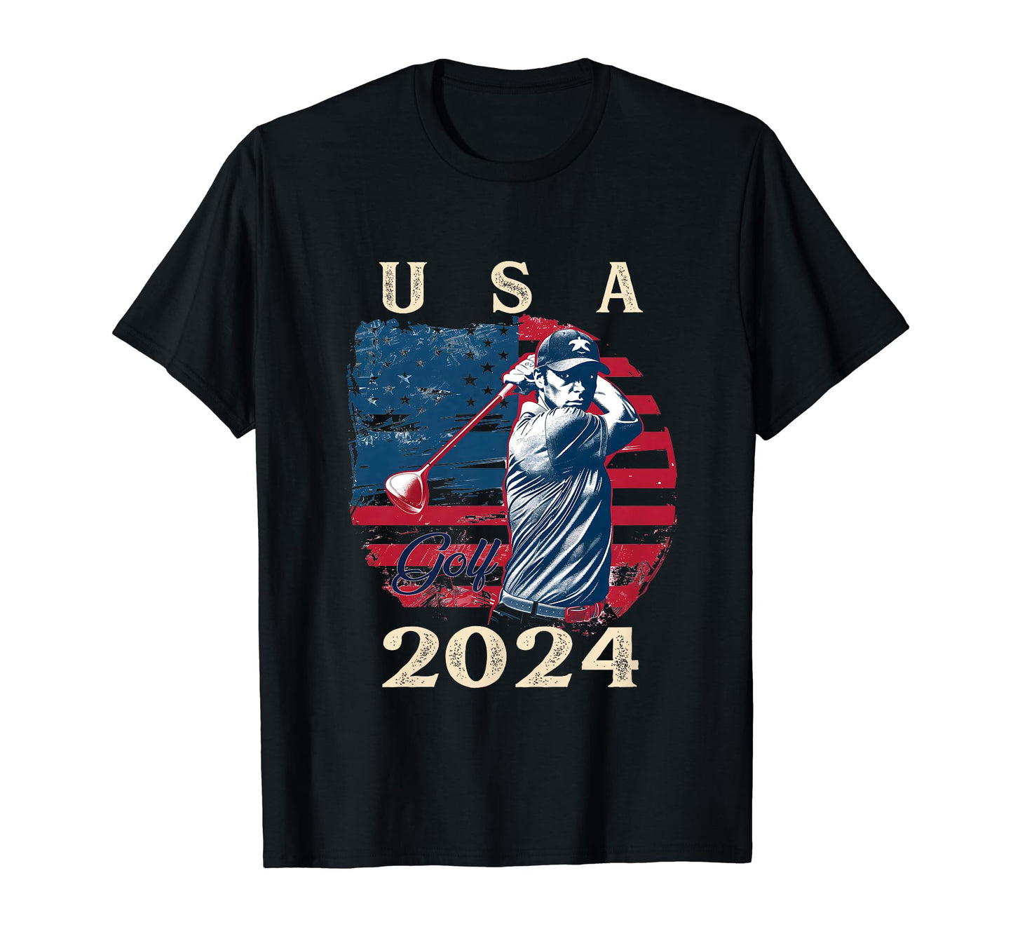 Usa Flag 2024 Fathers Day American T-Shirt - Streetwear Style Men Women - T-Shirt, Sweatshirt, Hoodie