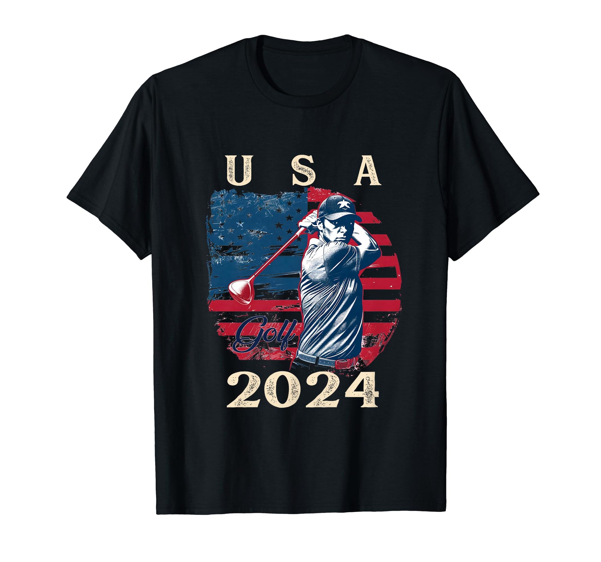 Usa Flag 2024 Fathers Day American T-Shirt - Streetwear Style Men Women - T-Shirt, Sweatshirt, Hoodie