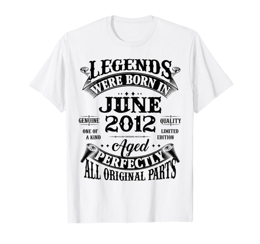 14Th Birthday Gift Legend Born June T-Shirt - Streetwear Style Men Women - T-Shirt, Sweatshirt, Hoodie
