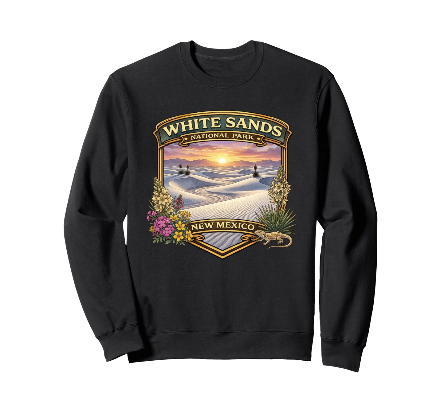 White Sands National Park New Sweatshirt - Aesthetic Graphic for Adults - T-Shirt, Sweatshirt, Hoodie