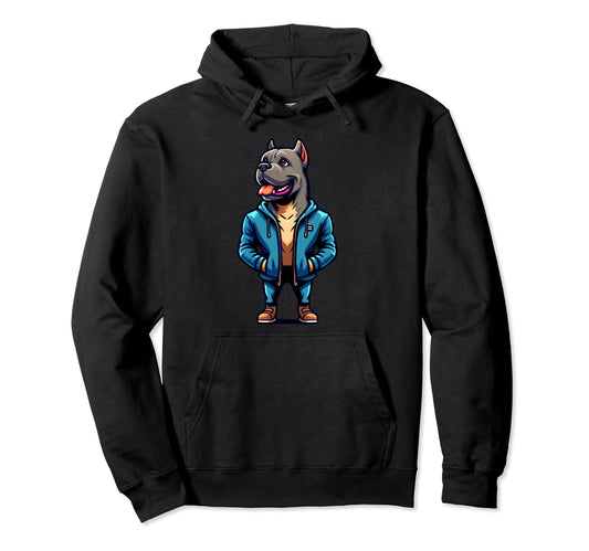 Cane Corso Dog Jacket Outfit Dog Mom Hoodie - Novelty Apparel for Adults - T-Shirt, Sweatshirt, Hoodie