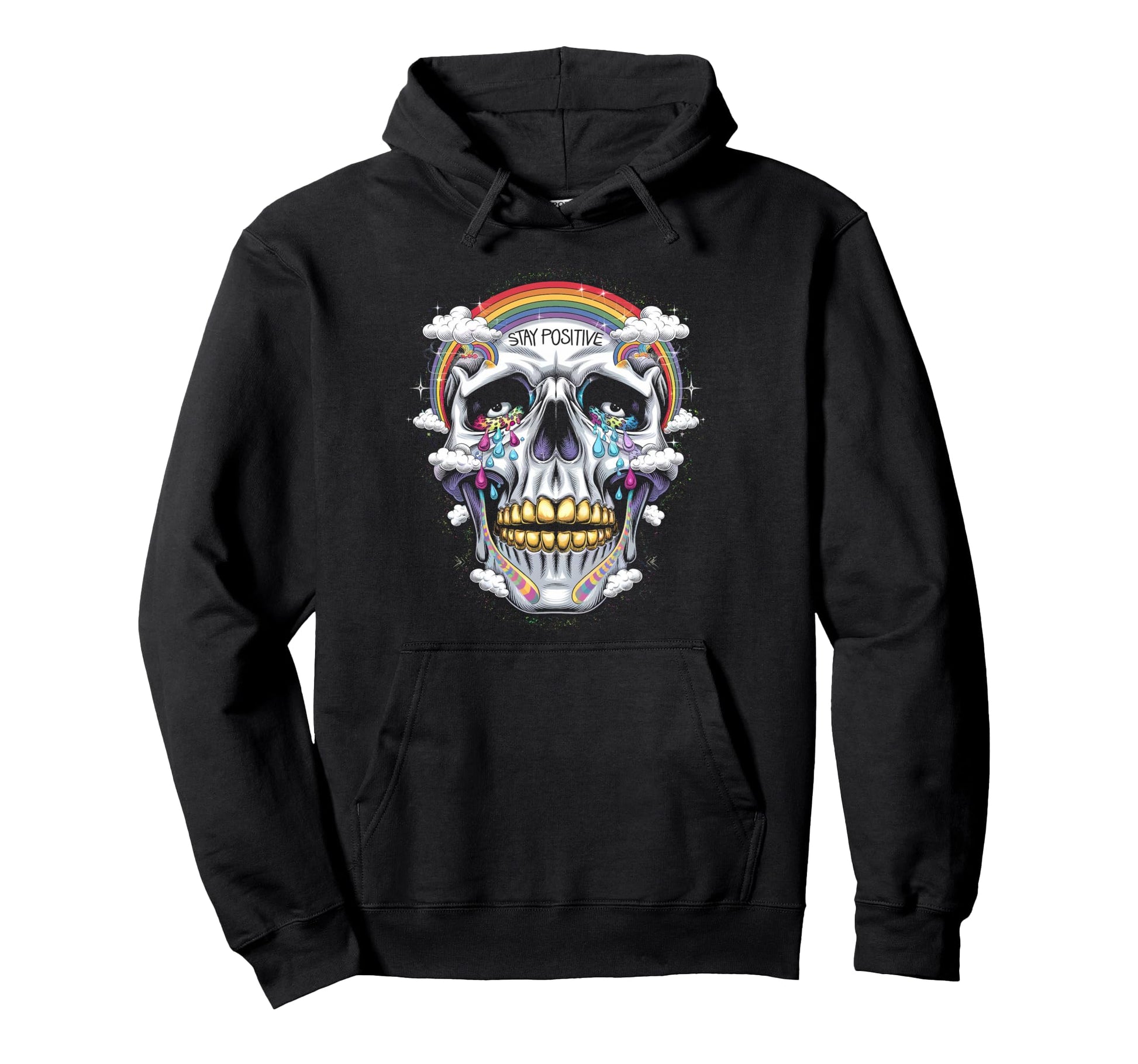 Gothic Mens Womens Tops Skeleton Meme Hoodie - Minimalist Print Unisex - T-Shirt, Sweatshirt, Hoodie
