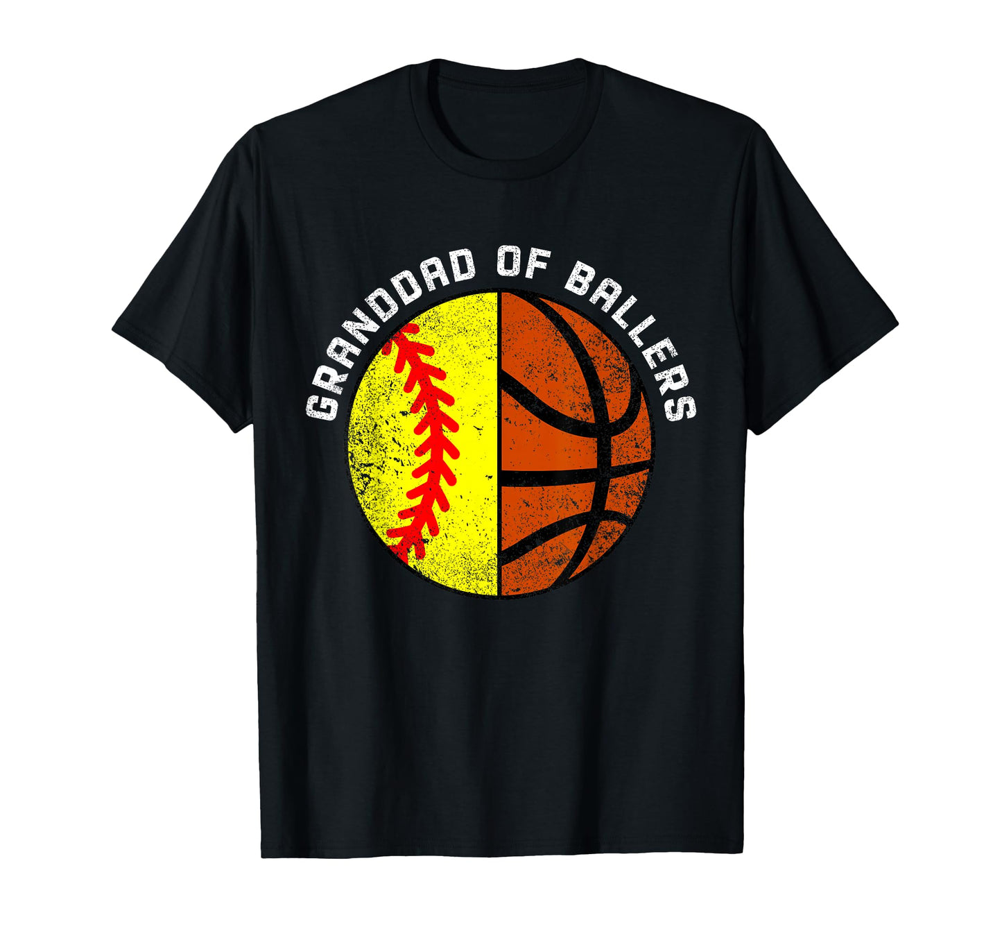 Granddad Ballers Funny Softball T-Shirt - Streetwear Style Unisex - T-Shirt, Sweatshirt, Hoodie