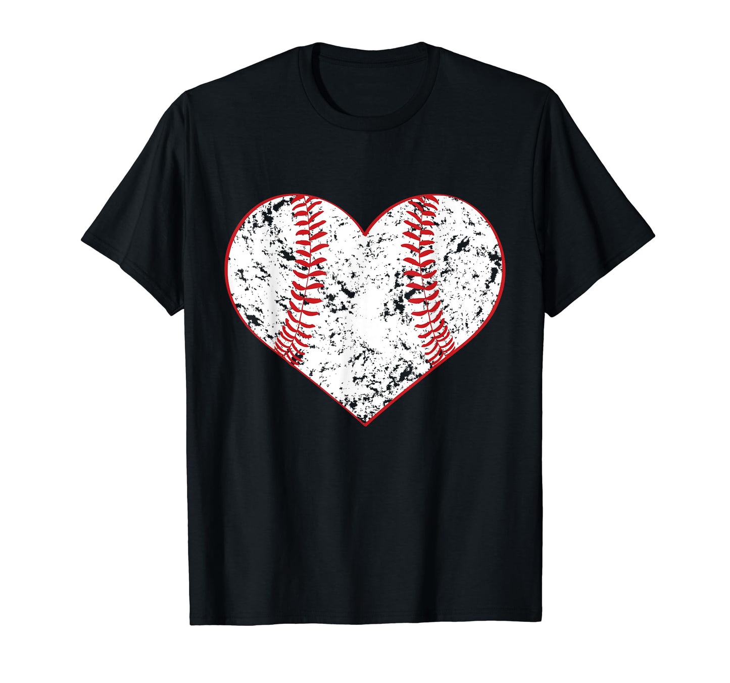 Baseball Heart Gift Softball Mom Or T-Shirt - Fun Novelty Design Men Women - T-Shirt, Sweatshirt, Hoodie