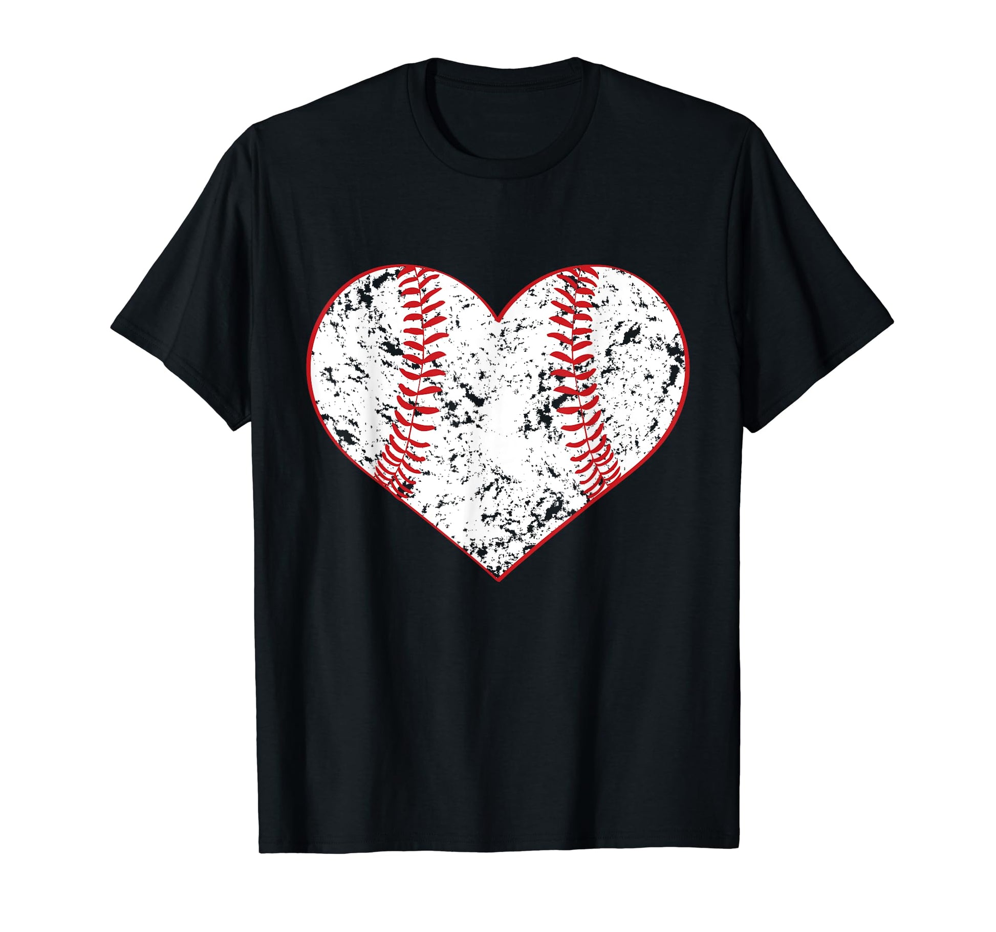 Baseball Heart Gift Softball Mom Or T-Shirt - Fun Novelty Design Men Women - T-Shirt, Sweatshirt, Hoodie