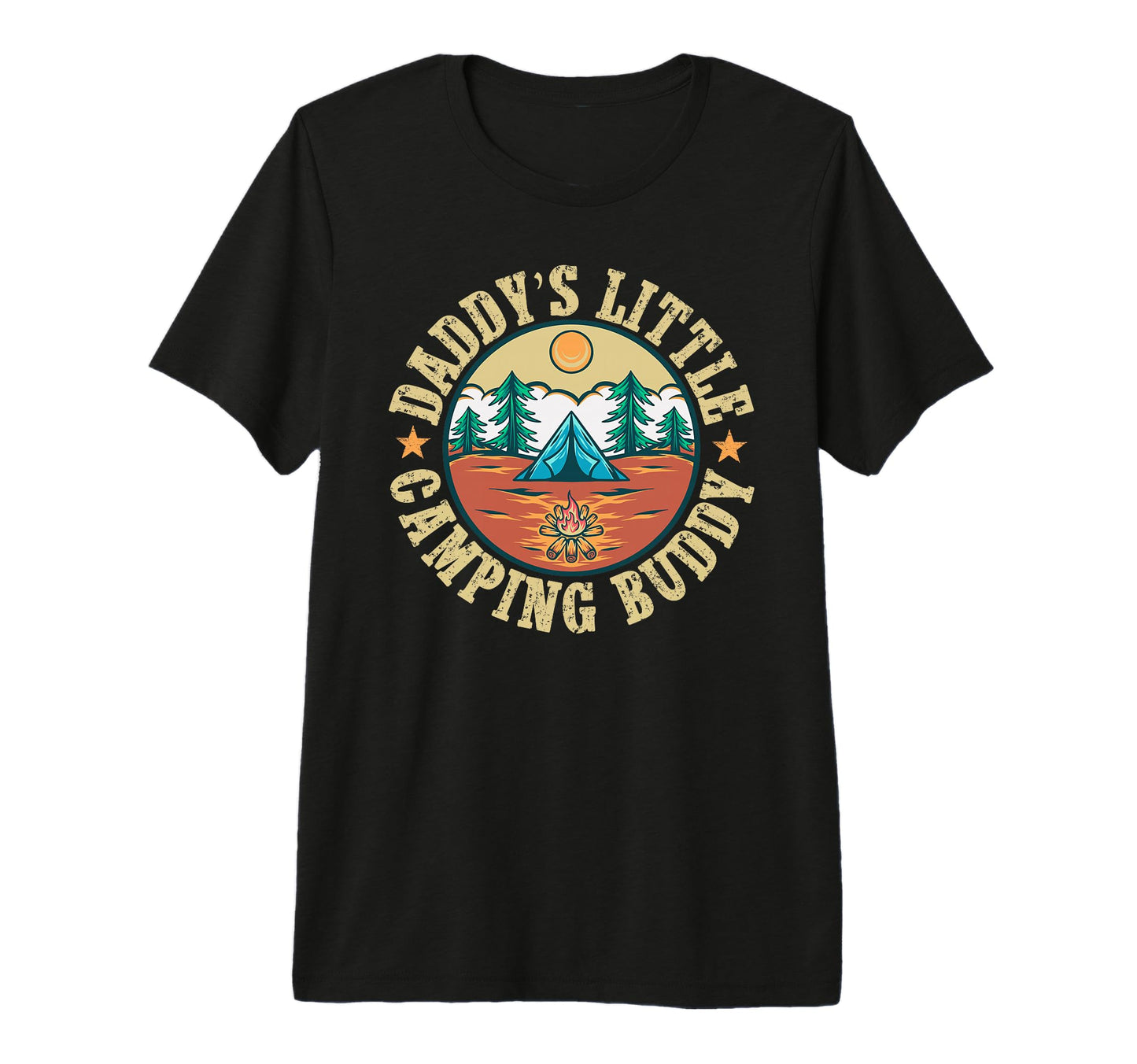 Mens Daddys Little Camping Buddy Son T-Shirt - Unique Graphic for Adults - T-Shirt, Sweatshirt, Hoodie