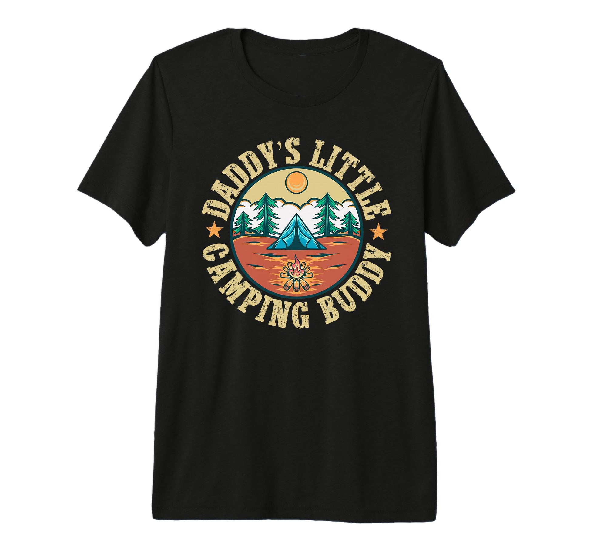 Mens Daddys Little Camping Buddy Son T-Shirt - Unique Graphic for Adults - T-Shirt, Sweatshirt, Hoodie