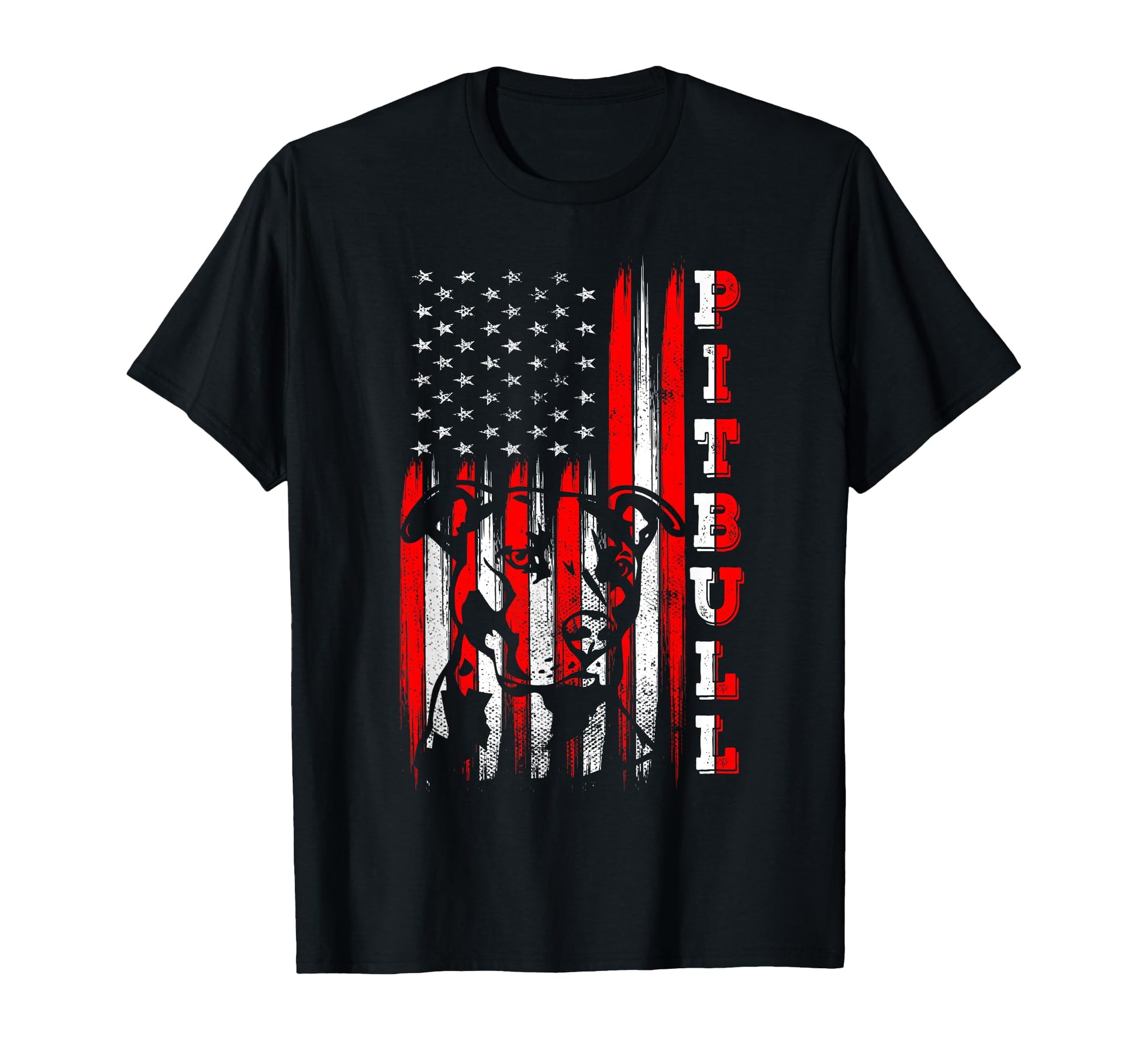 Proud American Pitbull Terrier T-Shirt - Casual Everyday Wear Men Women - T-Shirt, Sweatshirt, Hoodie
