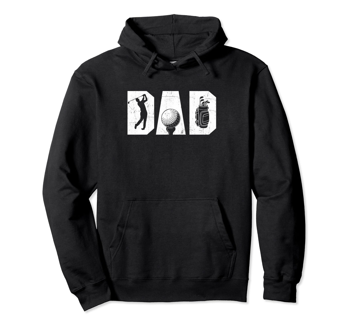 Golfing Dad Golf Lover Golfing Putter Hoodie - Graphic Print for Adults - T-Shirt, Sweatshirt, Hoodie