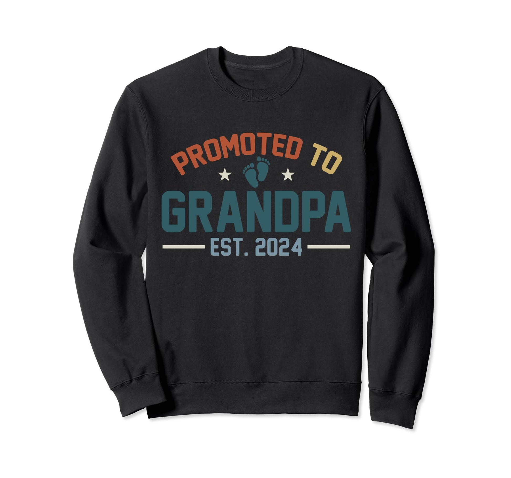 Promoted To Grandpa 2024 New Sweatshirt - Streetwear Style Men Women - T-Shirt, Sweatshirt, Hoodie