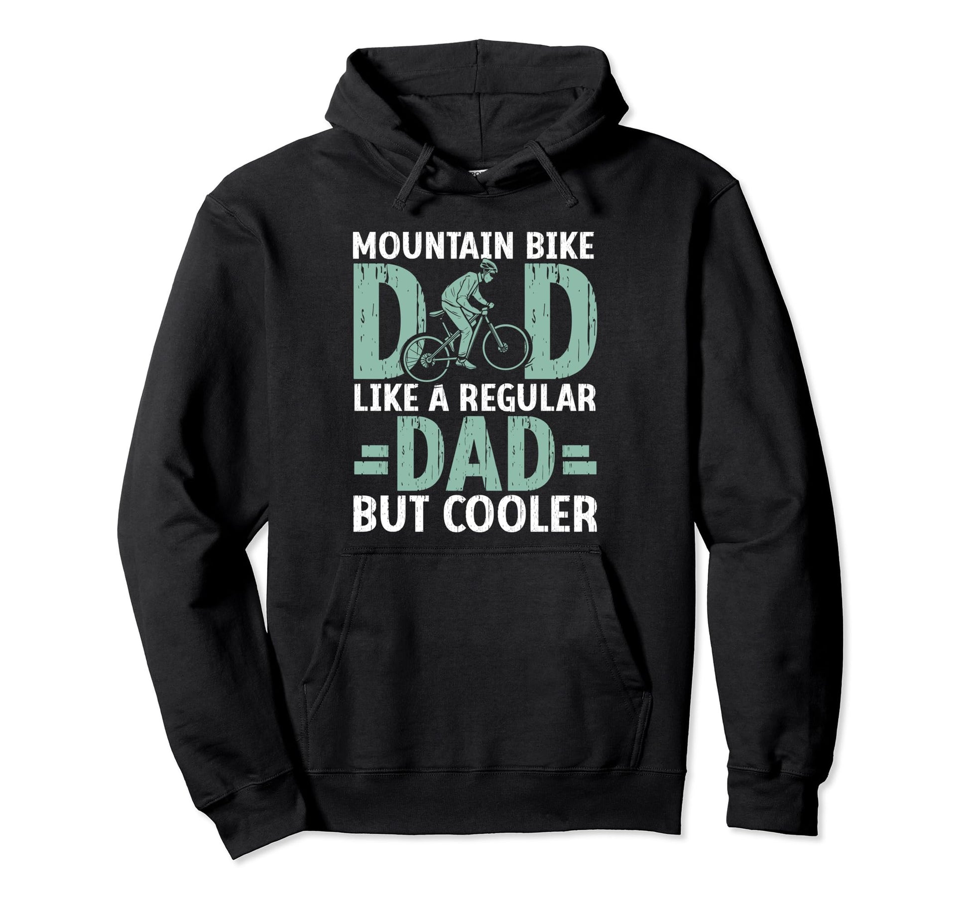 Cycling Dad Downhill Trail Biker Hoodie - Trendy Graphic for Adults - T-Shirt, Sweatshirt, Hoodie