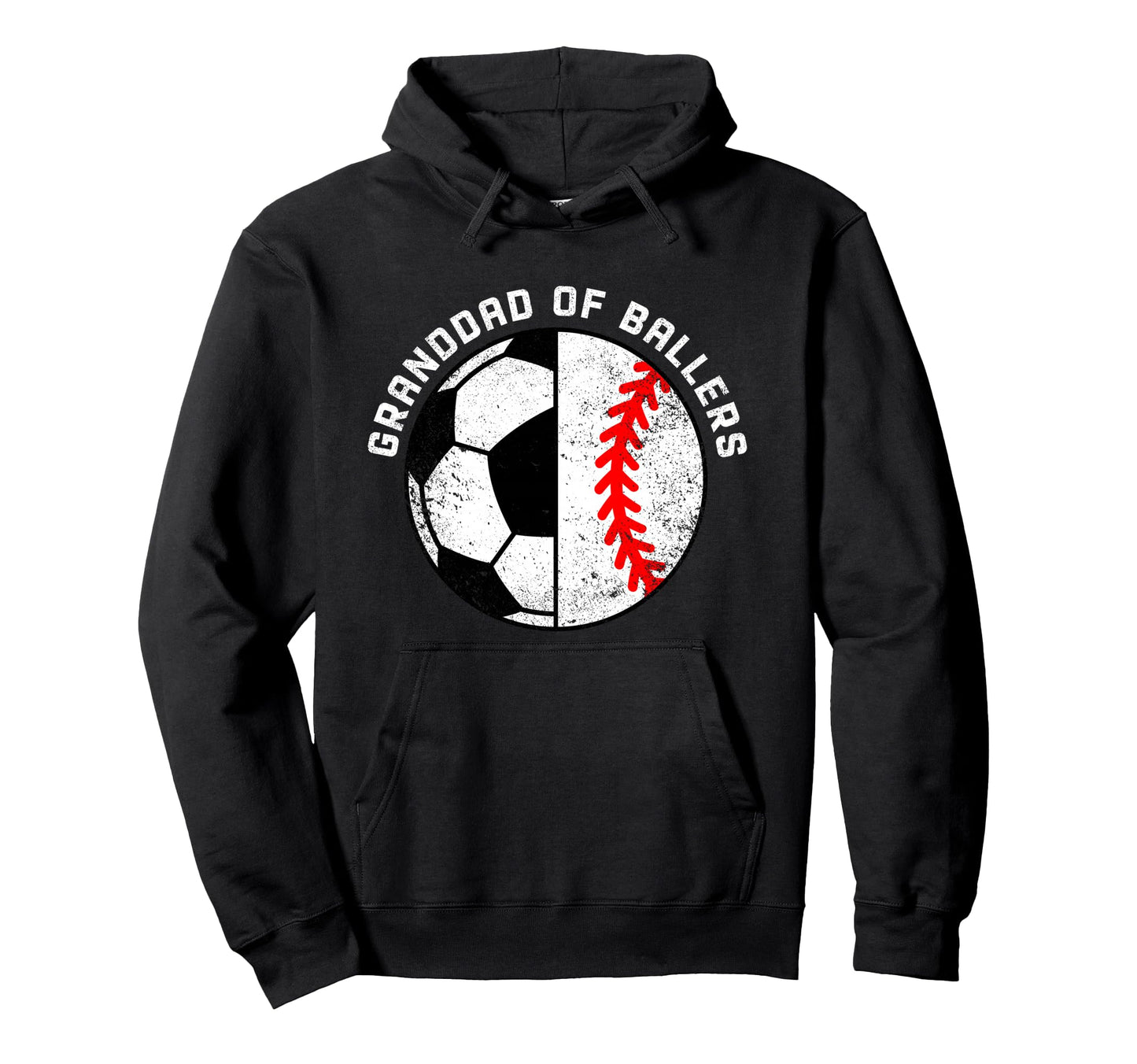 Granddad Ballers Funny Soccer Hoodie - Aesthetic Graphic for Adults - T-Shirt, Sweatshirt, Hoodie