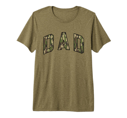 Camo Dad Hunting Old Camouflage Dad T-Shirt - Minimalist Print Men Women - T-Shirt, Sweatshirt, Hoodie