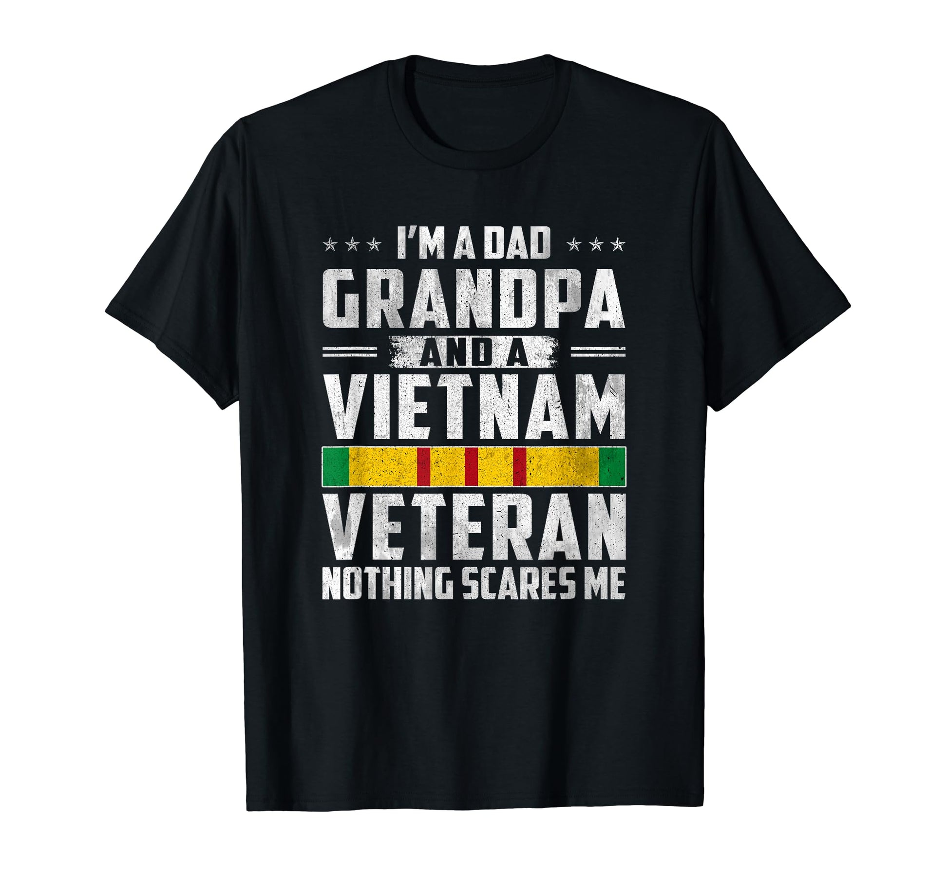 Proud Vietnam Veteran Grandpa Father T-Shirt - Casual Everyday Wear Unisex - T-Shirt, Sweatshirt, Hoodie