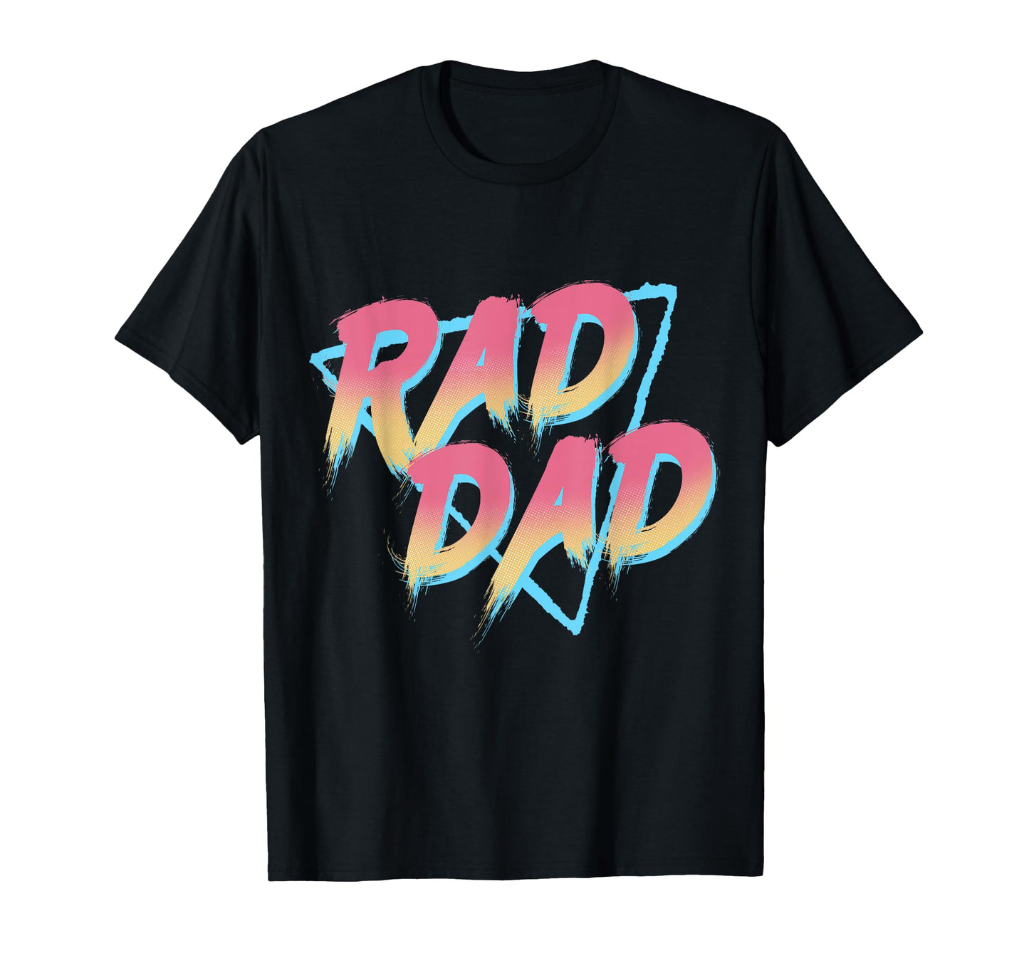 Rad Dad 80S 80S 1980 Eighties Costume T-Shirt - Minimalist Print Unisex - T-Shirt, Sweatshirt, Hoodie