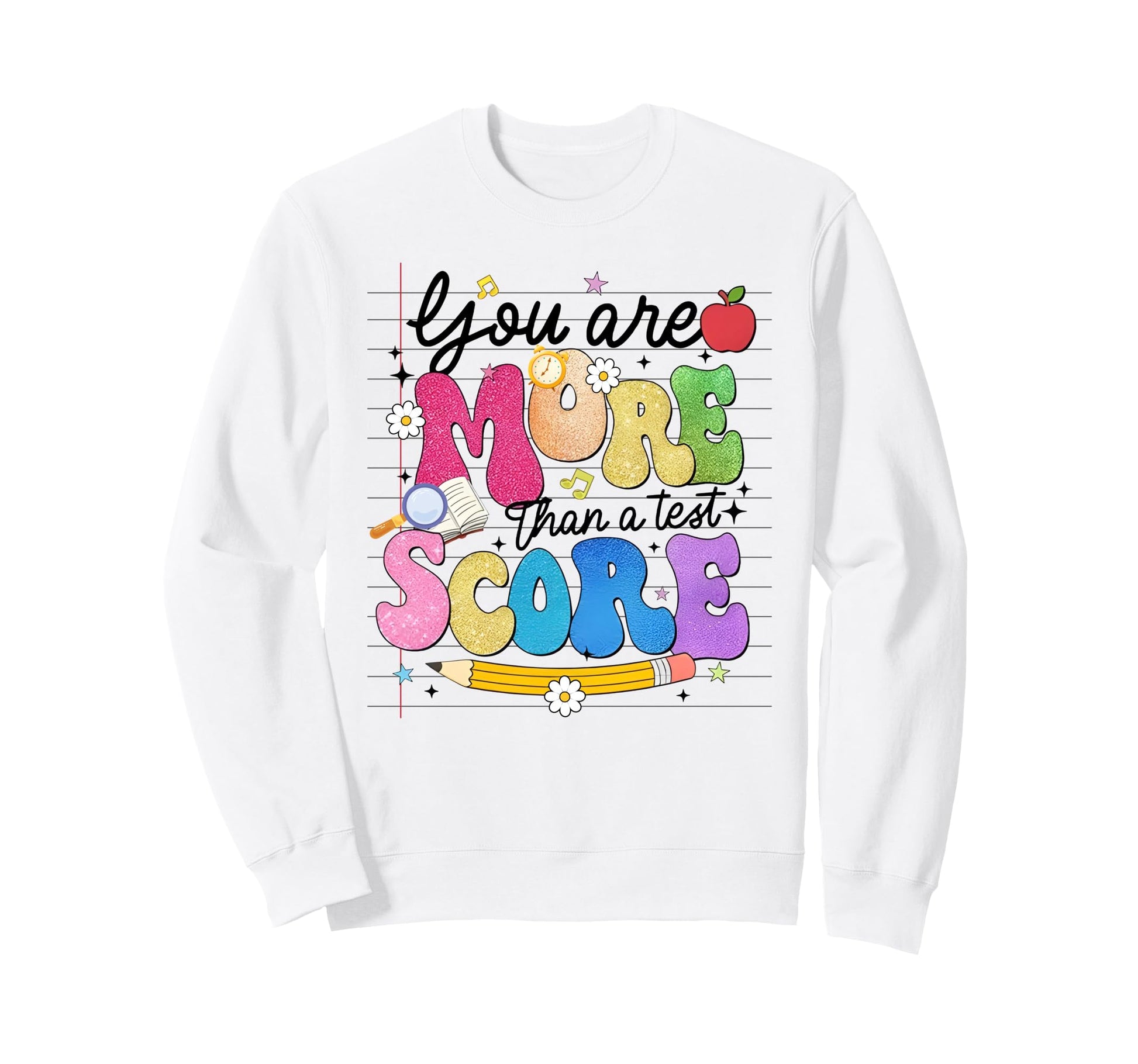 You Got This Rock Test Fun Ruled Sweatshirt - Unique Graphic Men Women - T-Shirt, Sweatshirt, Hoodie