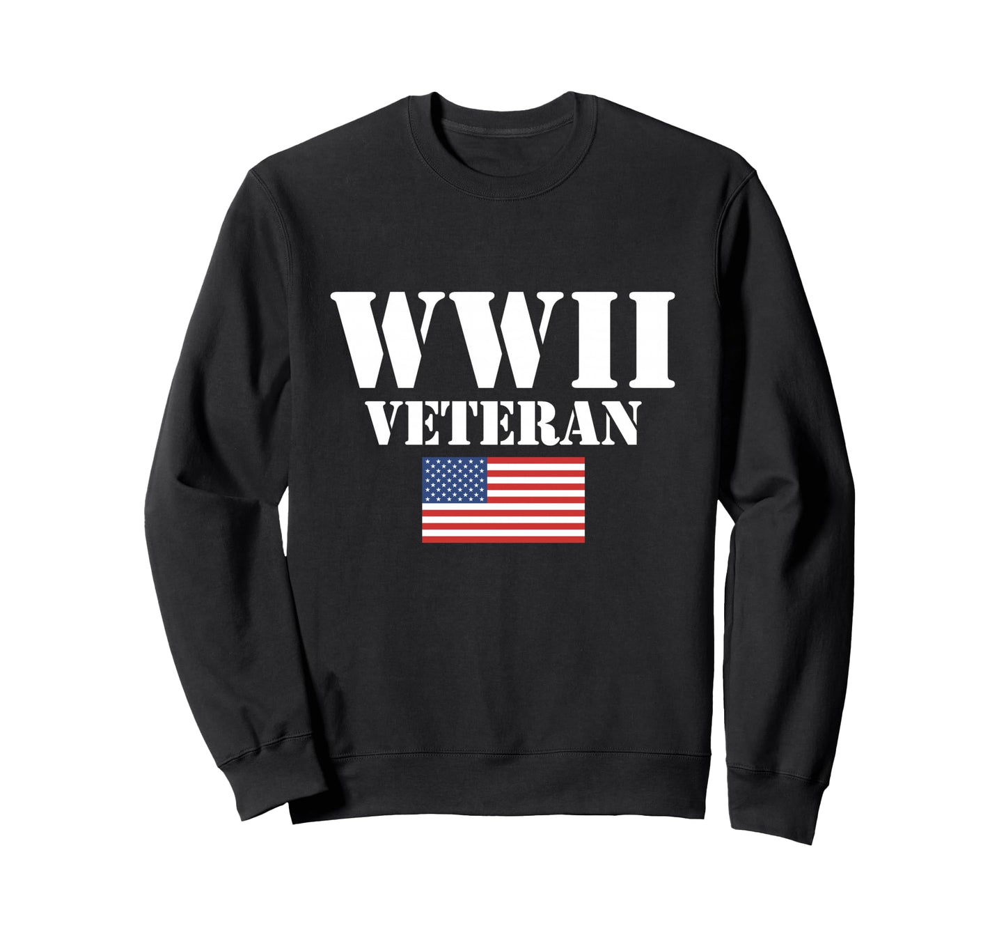 American Patriot Wwii Veteran Sweatshirt - Unique Graphic for Adults - T-Shirt, Sweatshirt, Hoodie