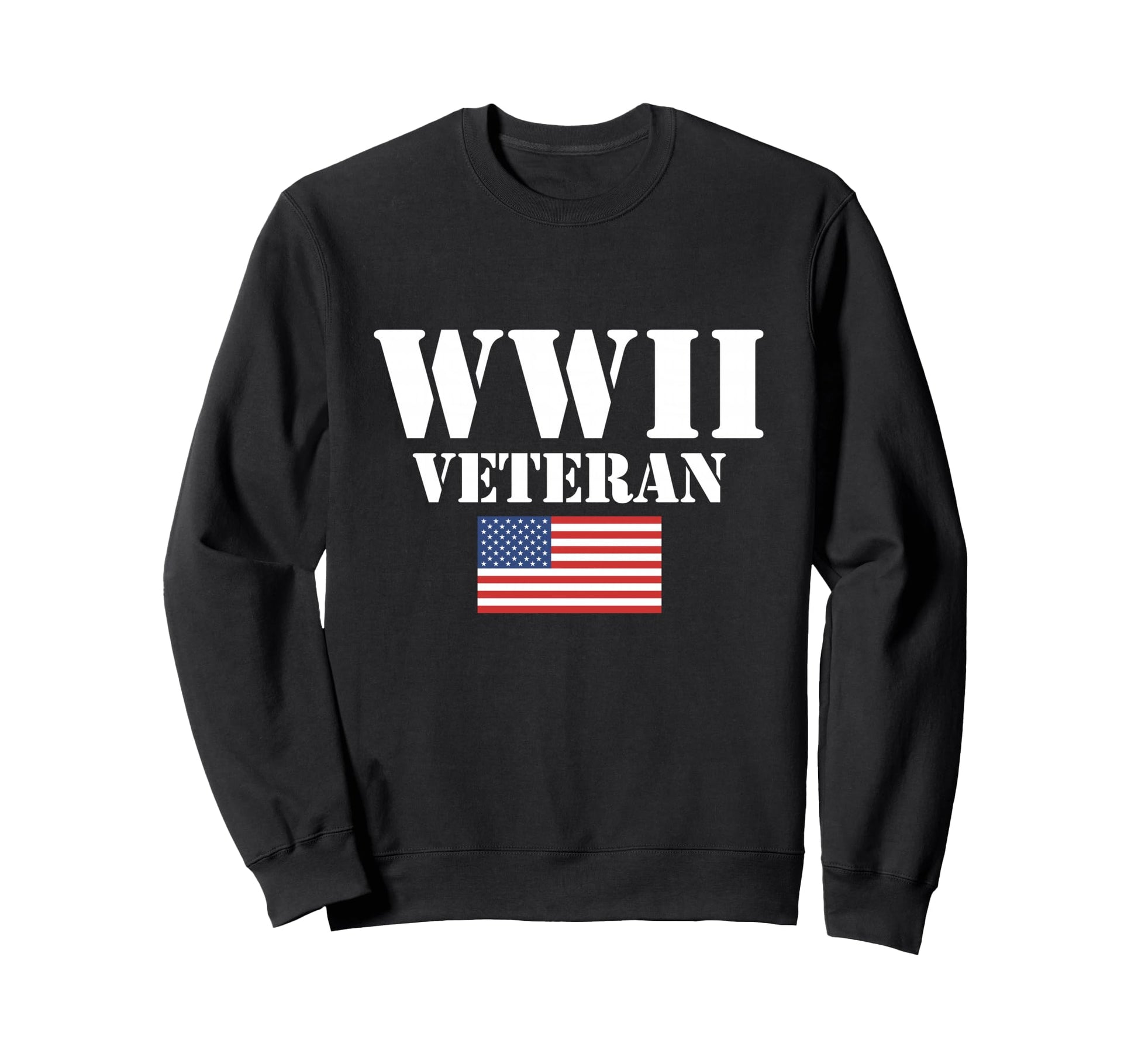 American Patriot Wwii Veteran Sweatshirt - Unique Graphic for Adults - T-Shirt, Sweatshirt, Hoodie