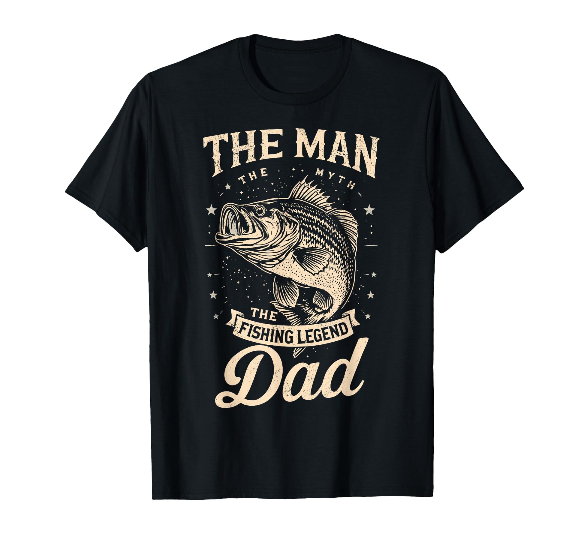 Myth Fishing Legend Dad Fish Fan T-Shirt - Minimalist Print Unisex - T-Shirt, Sweatshirt, Hoodie