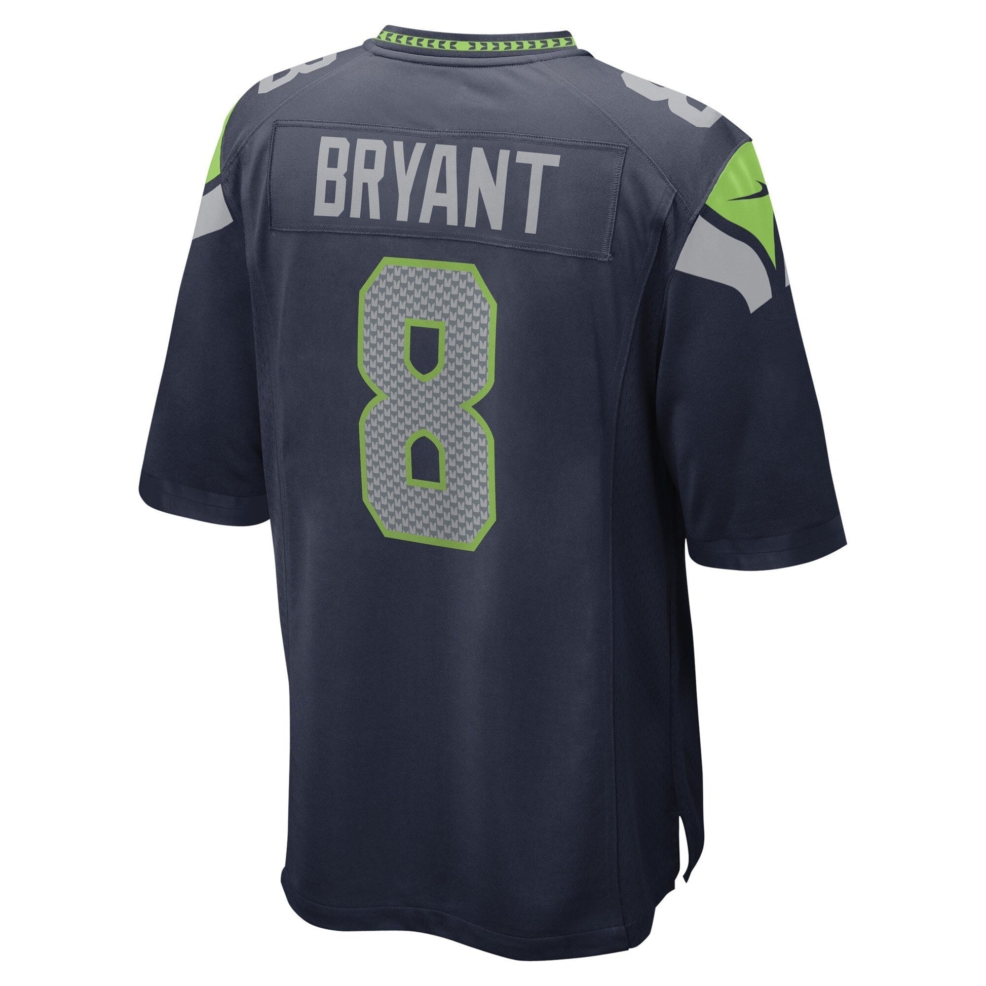 Coby Bryant Seattle Seahawks Game Jersey - College Navy basketball jersey product view 3
