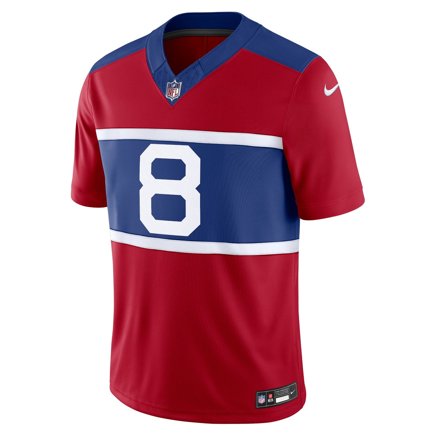 Daniel Jones New York Giants Alternate Vapor F.U.S.E. Limited Jersey - Century Red football jersey product view 2