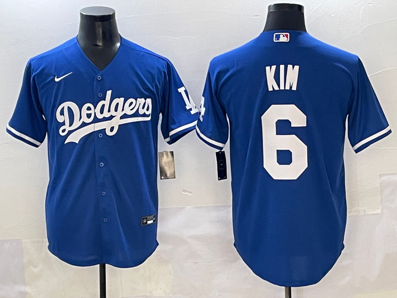 Men's Los Angeles Dodgers Hyeseong Kim Royal Game Jersey baseball jersey product view 1