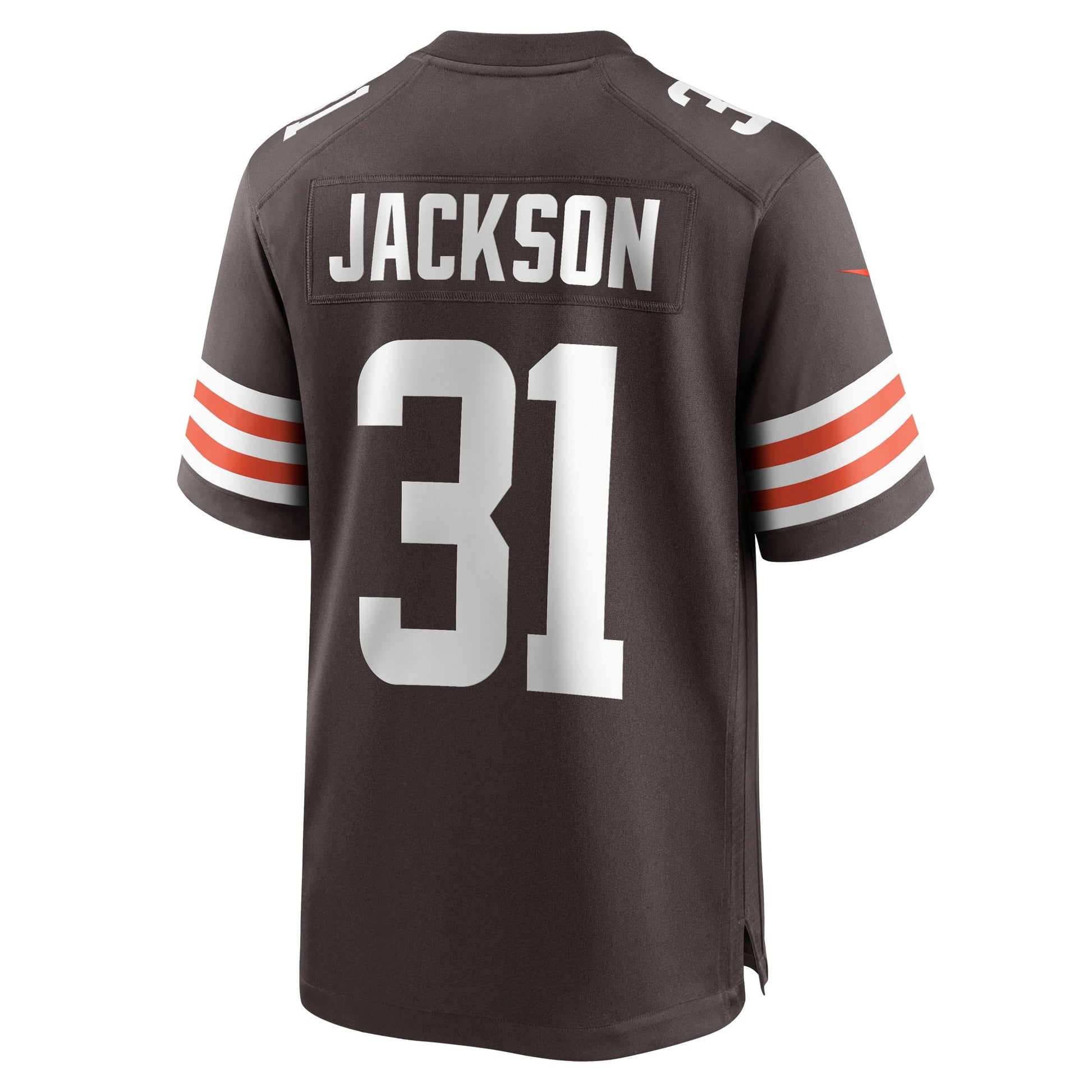 Deon Jackson Cleveland Browns Game Jersey - Brown football jersey product view 3