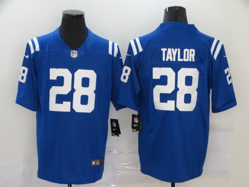Men's Indianapolis Colts Jonathan Taylor Blue Game Jersey football jersey product view 1