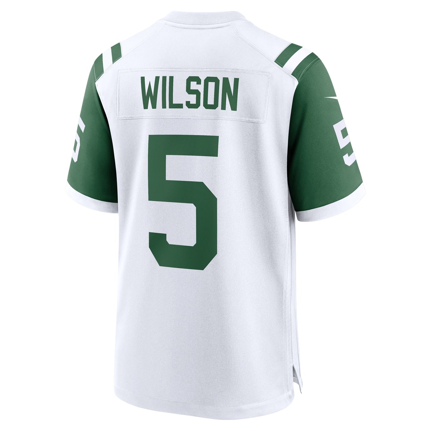 Garrett Wilson New York Jets Classic Alternate Game Jersey - White football jersey product view 3