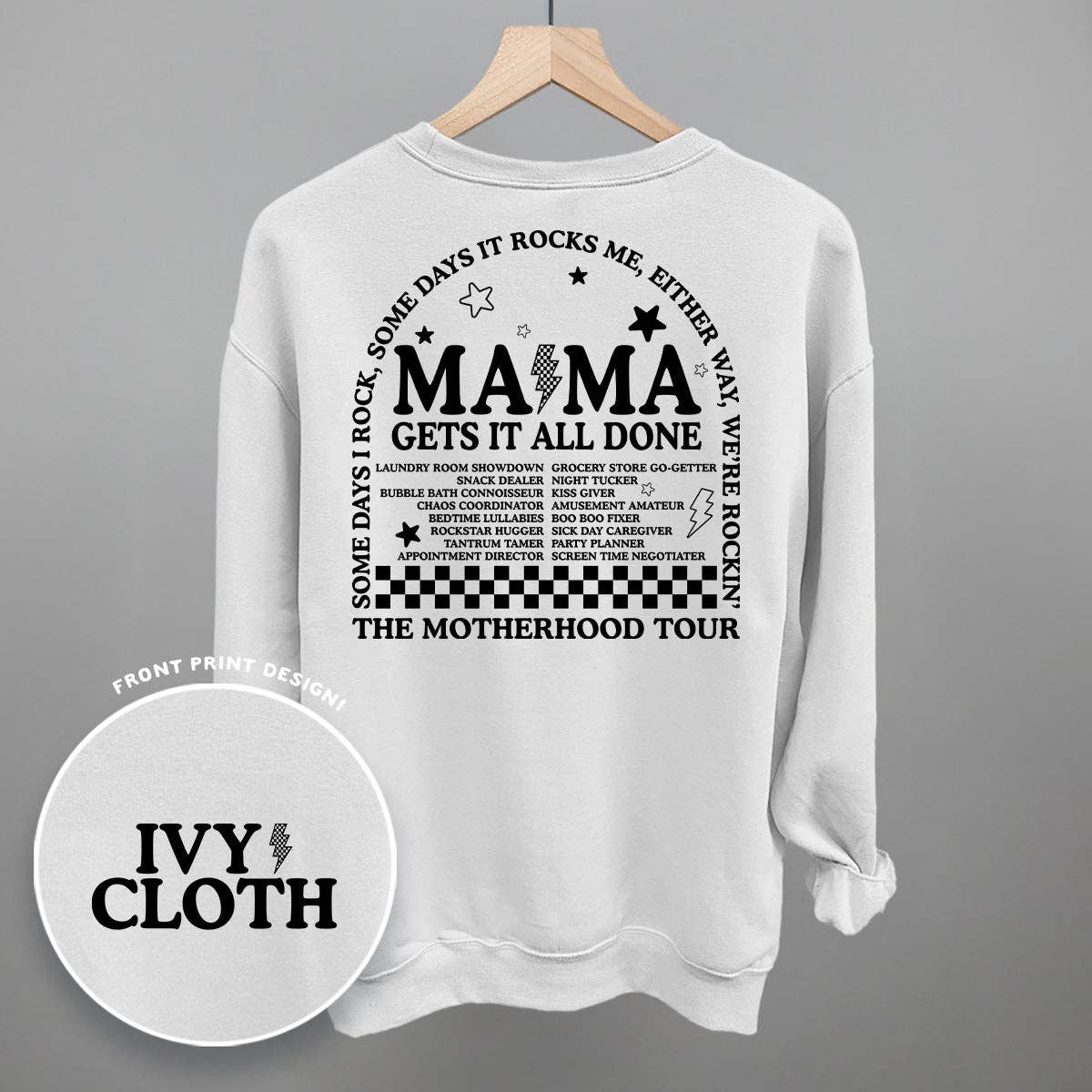 The Motherhood Tour (Back Print) Unisex T-shirt, Sweatshirt, Hoodie, Long Sleeve Tee - T-Shirt, Sweatshirt, Hoodie