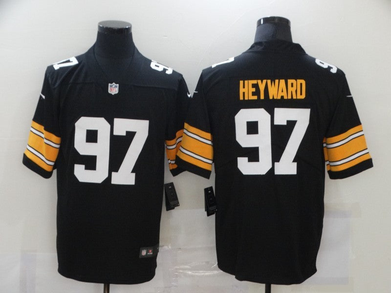 Men's Pittsburgh Steelers Cameron Heyward Black Player Game Jersey football jersey product view 1