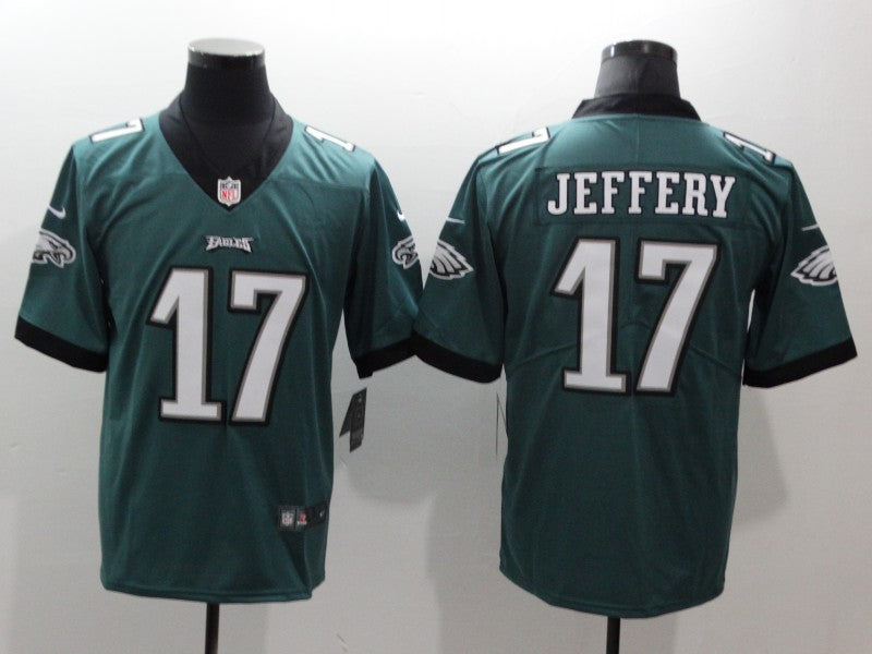 Men's Philadelphia Eagles Alshon Jeffery Midnight Green Game Jersey football jersey product view 1
