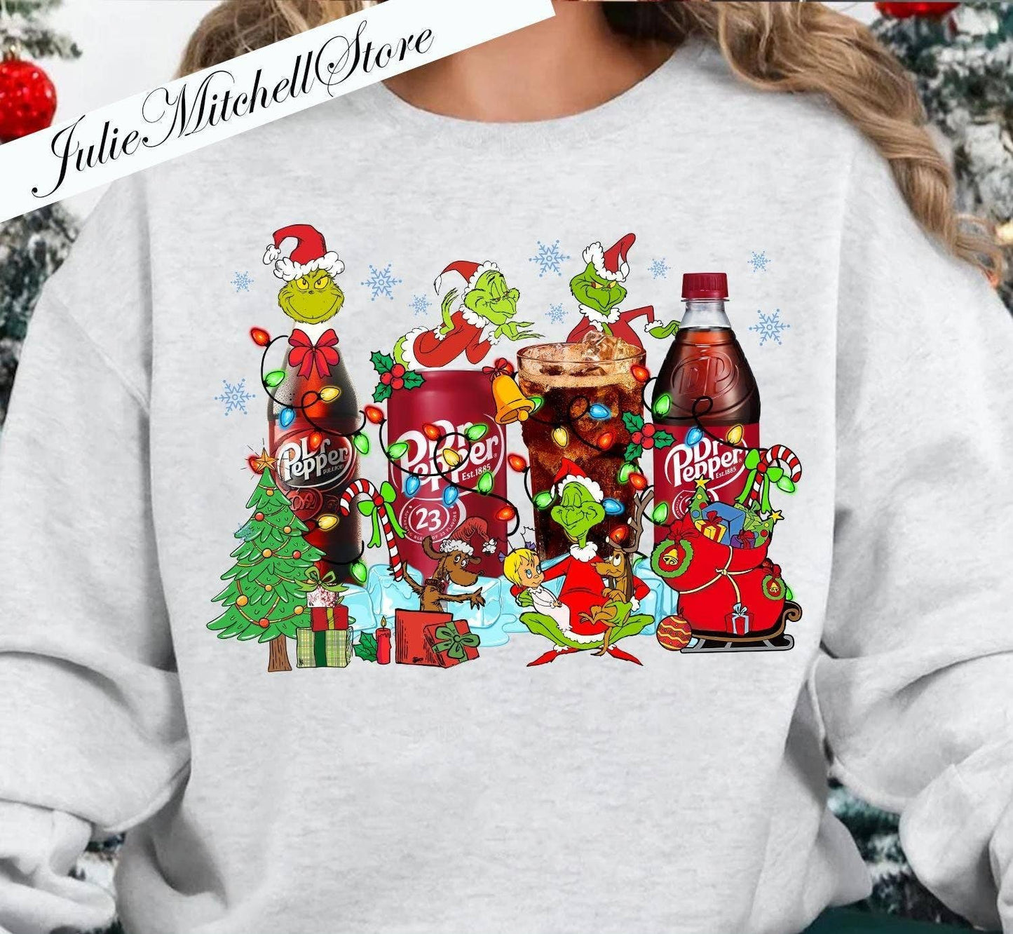 Merry Grinchmas Soda Acrylic Ornament Unisex T-shirt, Sweatshirt, Hoodie, Long Sleeve Tee - T-Shirt, Sweatshirt, Hoodie