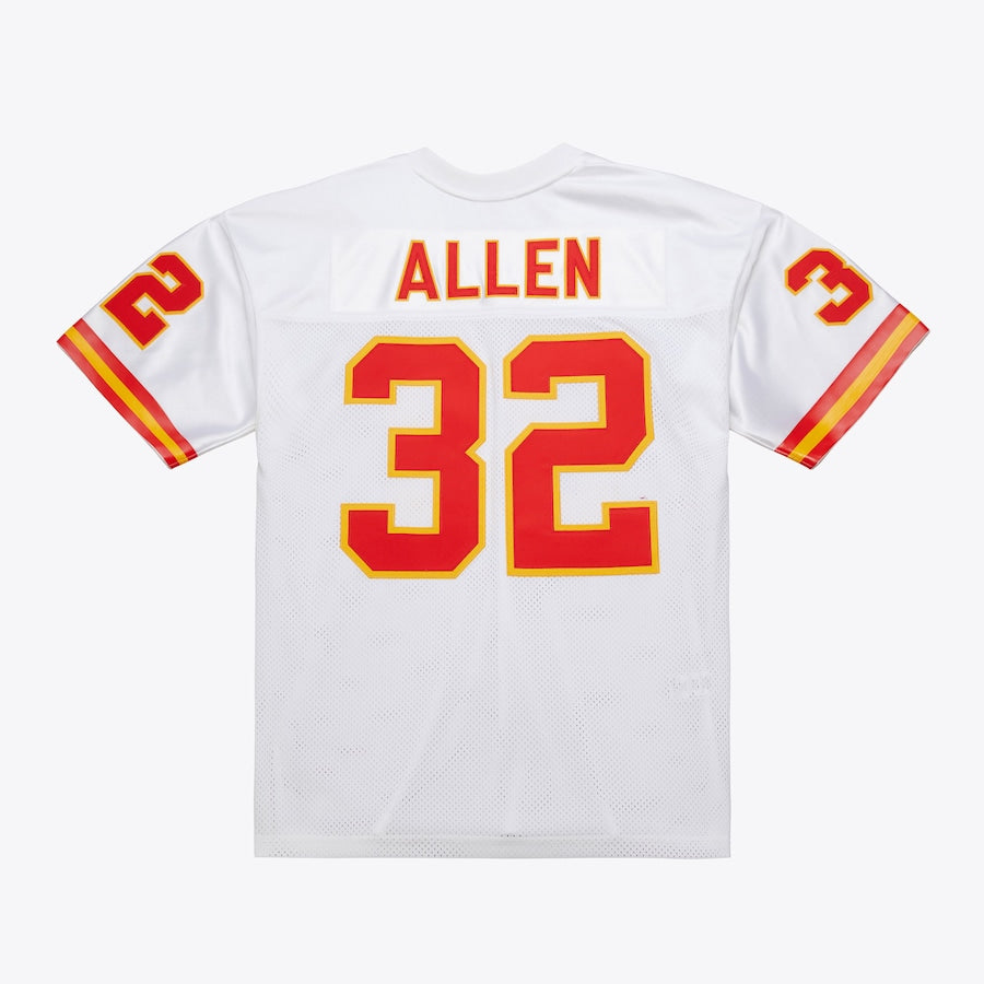 Men's Marcus Allen White Kansas City Chiefs 1994 Jersey football jersey product view 2