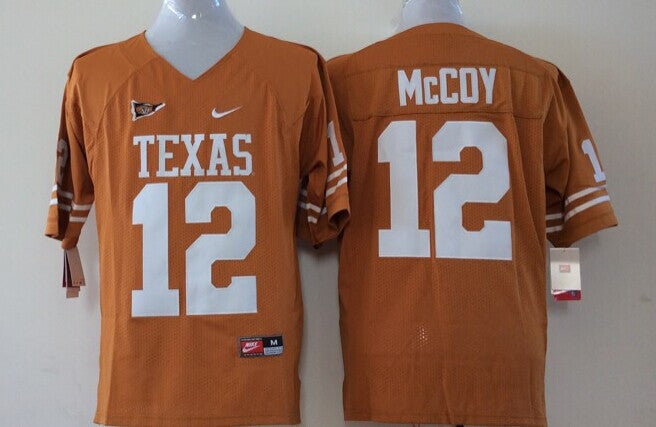 Men's Texas Longhorns Colt McCoy orange Replica Team Jersey sports jersey product view 1