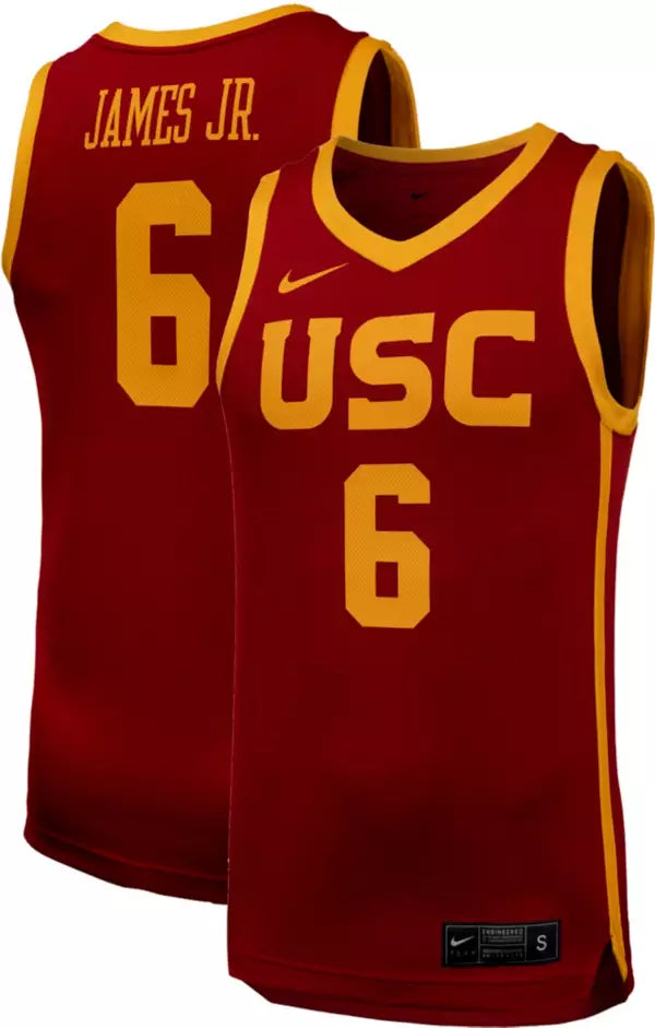 Bronny James Jr USC Trojans Jersey sports jersey product view 1