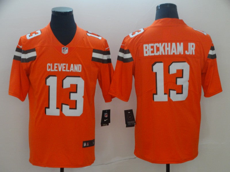Men's Cleveland Browns Odell Beckham Jr. Orange Game Jersey football jersey product view 1