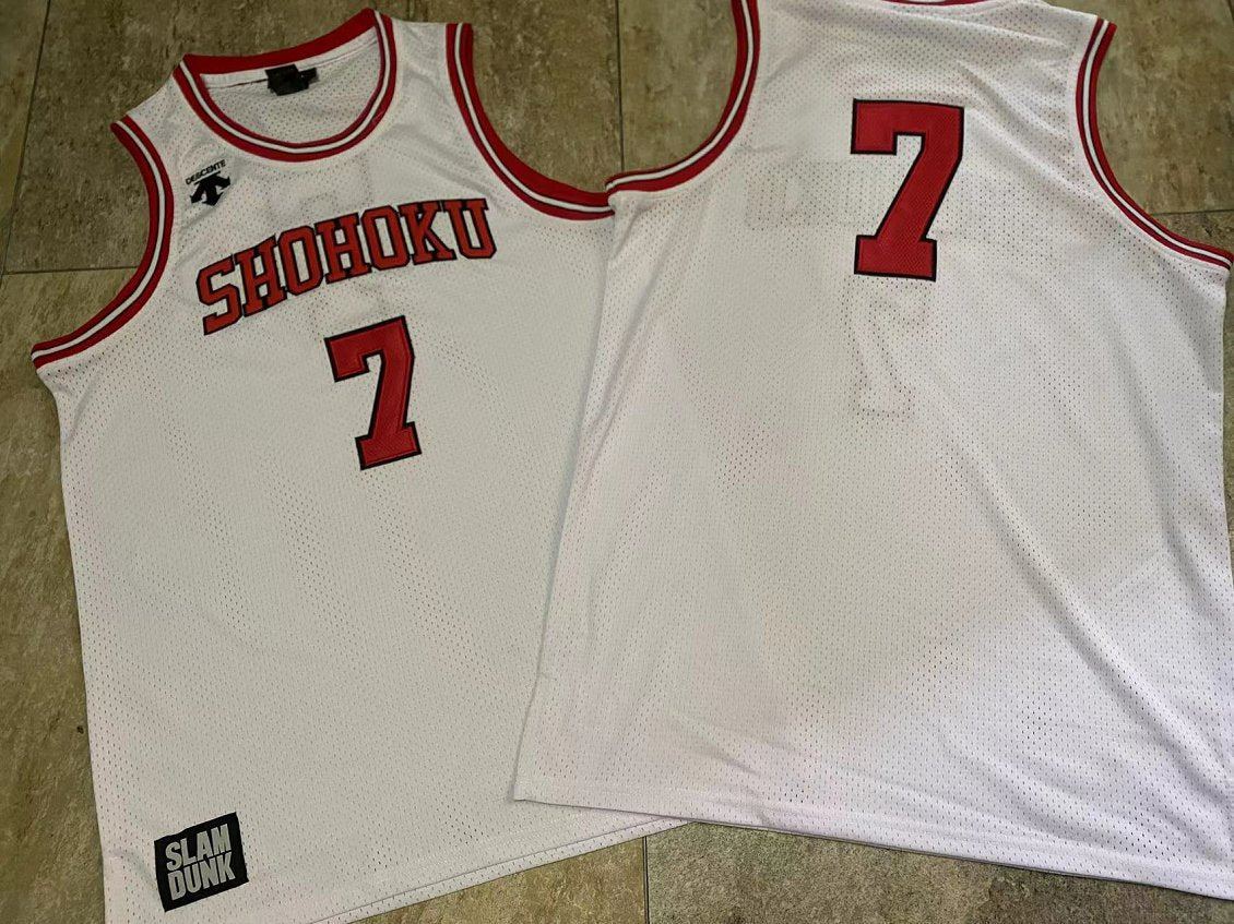 2024 New MN Slam Dunk No. 7 Miyagi Ryota White S-XXL basketball jersey product view 3