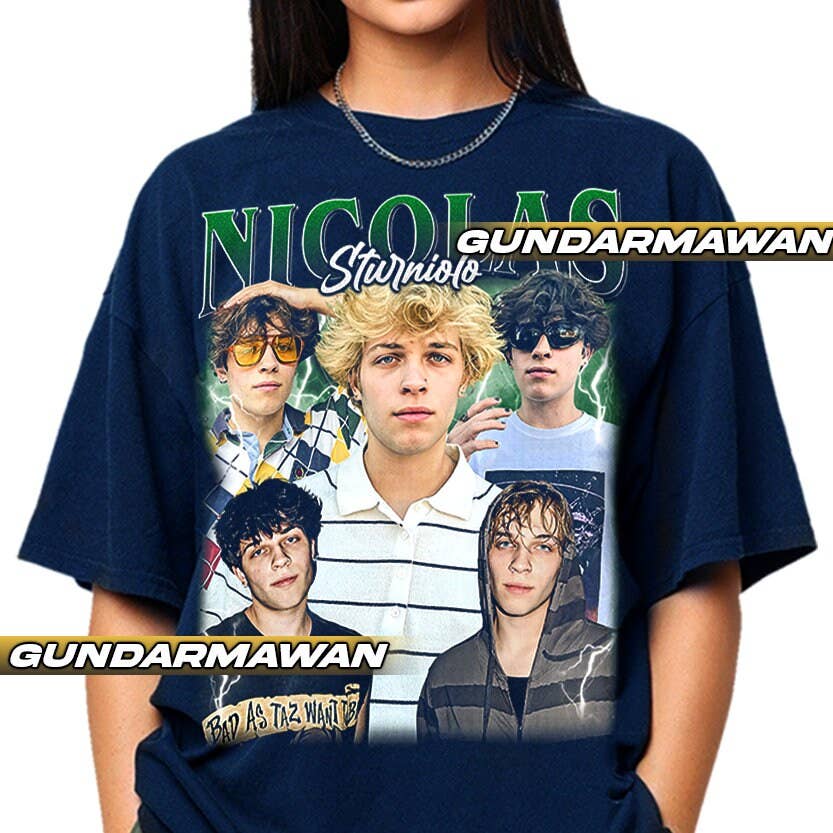 Limited Nicolas Sturniolo Vintage Unisex T-Shirt - Great Gif Unisex T-shirt, Sweatshirt, Hoodie, Long Sleeve Tee - T-Shirt, Sweatshirt, Hoodie