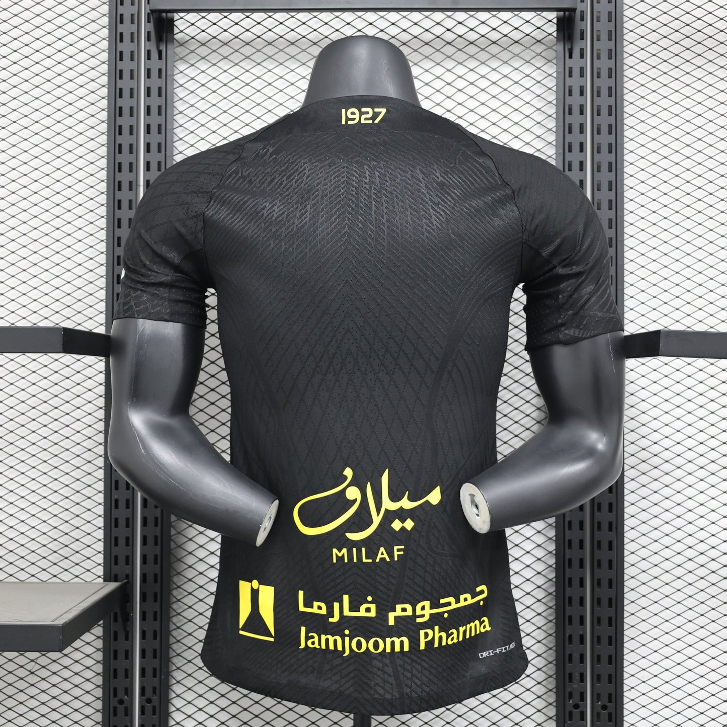 2026 Jeddah Second Away Black Advertisement Version Player Jersey sports jersey product view 2