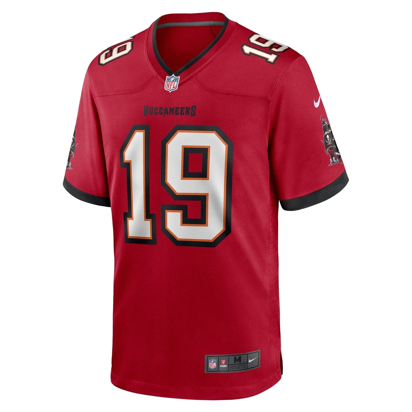 David Moore Tampa Bay Buccaneers Game Jersey - Red football jersey product view 2