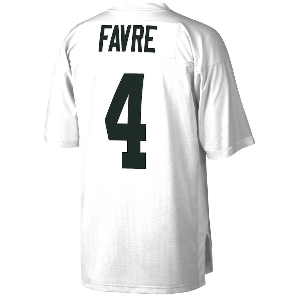 GB. Packers #4 Brett Favre White Legacy Replica Jersey football jersey product view 1