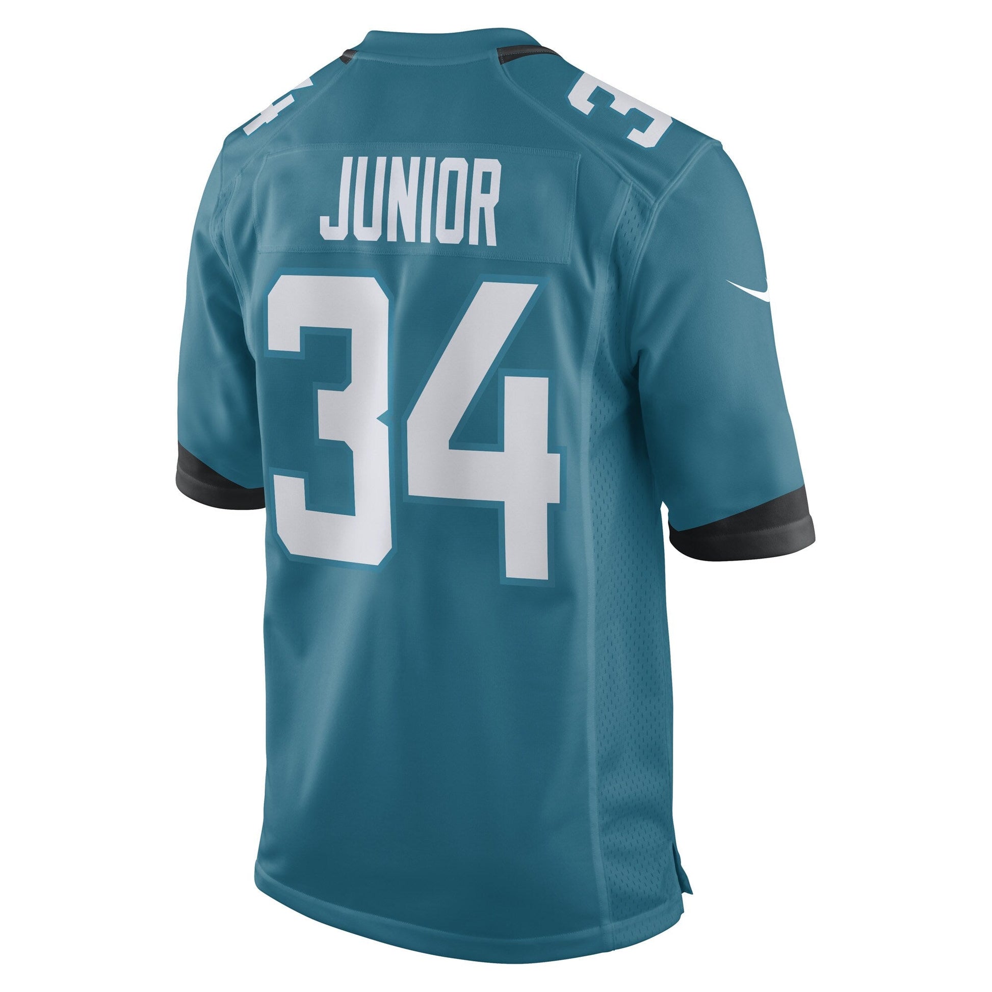 Gregory Junior Jacksonville Jaguars Team Game Jersey - Teal football jersey product view 3