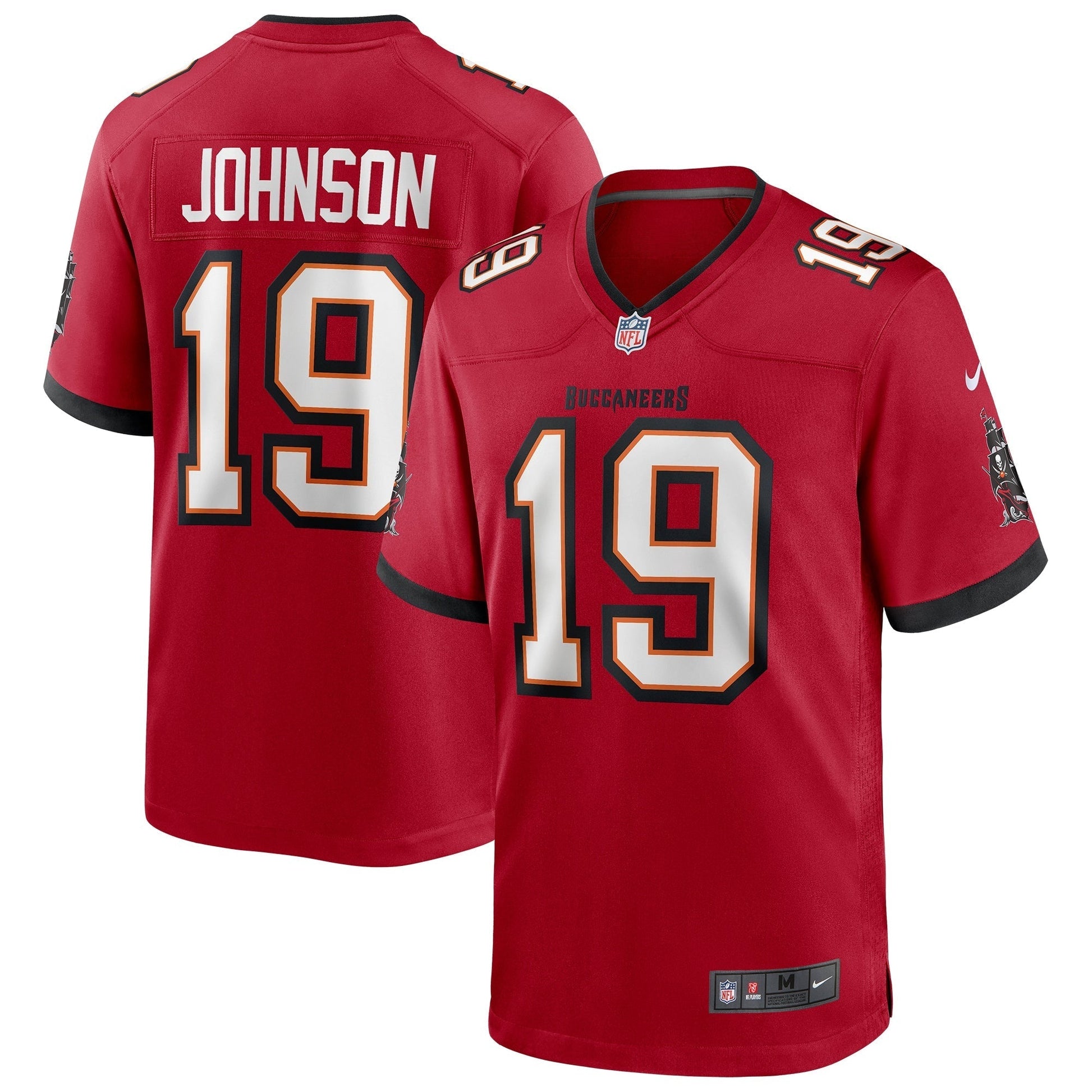 Tampa Bay Buccaneers Keyshawn Johnson Red Game Retired Player Jersey football jersey product view 1
