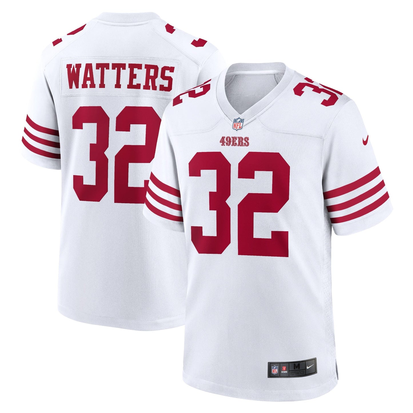 Ricky Watters San Francisco 49ers Retired Game Jersey - White football jersey product view 1